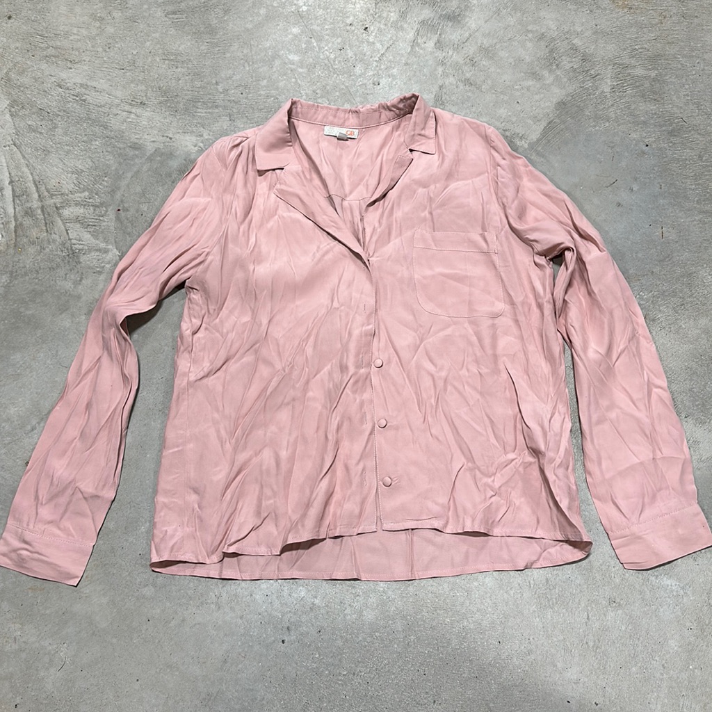 Gb Brand Rose Pink Shirt Size L C66